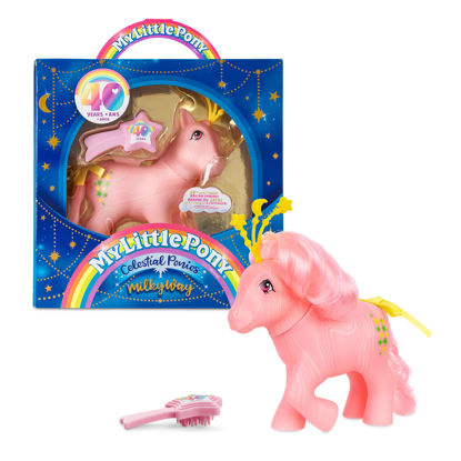 Picture of My Little Pony Celestial Ponies - Milky Way - Retro 4" Collectible Figure - New 40th Anniversary Celestial Ponies