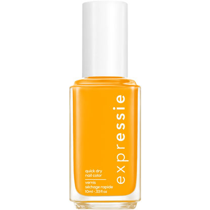 Picture of essie Nail Polish, Expressie Quick-Dry Nail Color, Vegan, Word On The Street, Yellow, Outside The Lines, 0.33 fl oz