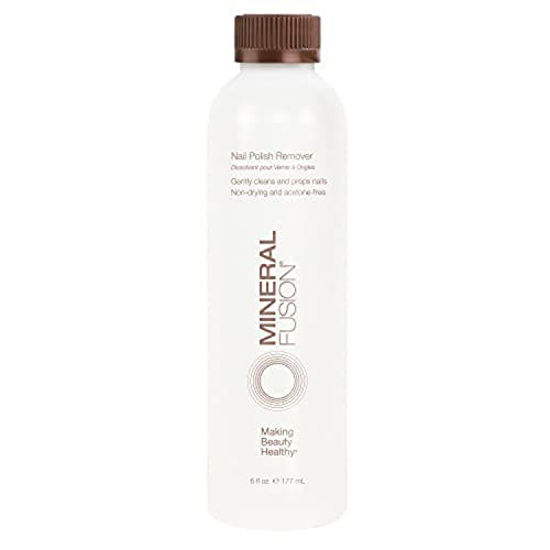 Picture of Mineral Fusion Nail Polish Remover, Acetone-Free & Non Drying for Regular & Shellac Nail Polishes, 6 Ounce