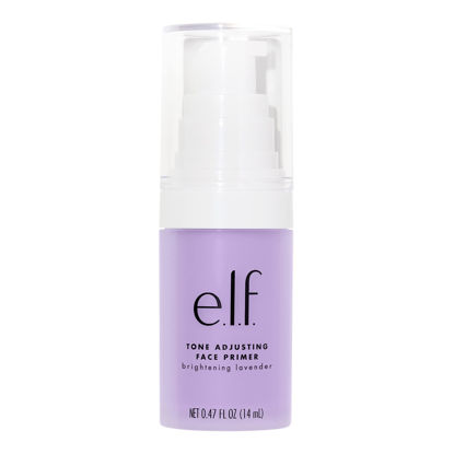 Picture of e.l.f. Brightening Lavender Face Primer, Face Makeup Primer For Neutralizing Uneven Skin Tones & Brightening Complexion, Vegan & Cruelty-free