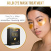 Picture of DERMORA Skin Treatment Mask 24K Gold Eye Mask - 20 Pairs Eye Gels - Rejuvenating Treatment for Dark Cirlce,Puffiness,Refresh,Revitalizing,Travel,Wrinkles