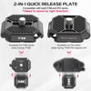 Picture of ULANZI FALCAM F38 Camera Quick Release Plate Compatible with PD Capture Camera Clip V3, 38mm Standard Mounting Adapter w 1/4" Screw, Fits for Sony Canon Monopod DSLR Slider (Top Plate Only)