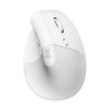 Picture of Logitech Lift Vertical Ergonomic Mouse, Wireless, Bluetooth or Logi Bolt USB receiver, Quiet clicks, 4 buttons, compatible with Windows/macOS/iPadOS, Laptop, PC - Off White