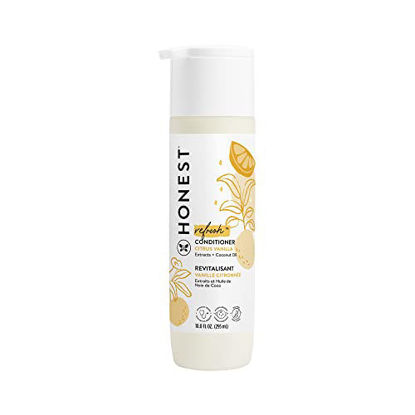 Picture of The Honest Company Silicone-Free Conditioner | Gentle for Baby | Naturally Derived, Tear-free, Hypoallergenic | Citrus Vanilla Refresh, 10 fl oz