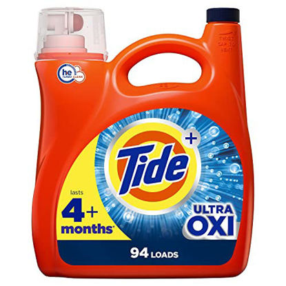 Picture of Tide Ultra Oxi Liquid Laundry Detergent 94 loads 146 fl oz HE Compatible