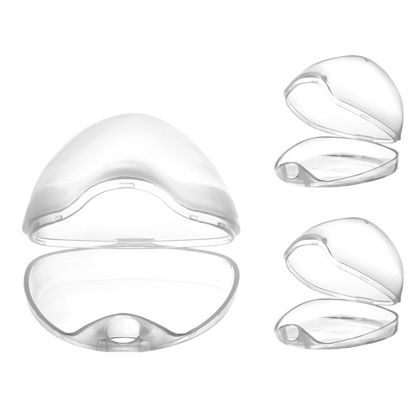 Picture of Accmor Pacifier Case, Pacifier Holder Case, Pacifier Container for Travel, BPA Free, Transparent, 3 Pack