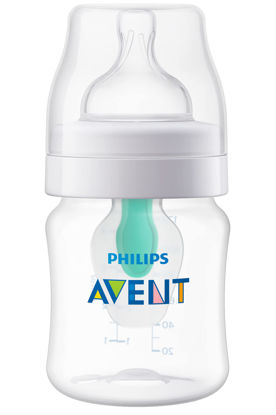 Picture of Philips AVENT Anti-Colic Baby Bottle with AirFree Vent, 4oz, 1pk, Clear, SCY701/91