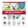 Picture of K9 Advantix II Medium Dog Vet-Recommended Flea, Tick & Mosquito Treatment & Prevention | Dogs 11-20 lbs. | 6-Mo Supply