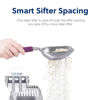 Picture of WePet Cat Litter Scoop, Aluminum Alloy Sifter, Kitty Metal Scooper, Deep Shovel, Long Handle, Poop Sifting, Kitten Pooper Lifter, Durable, Heavy Duty, for Litter Box
