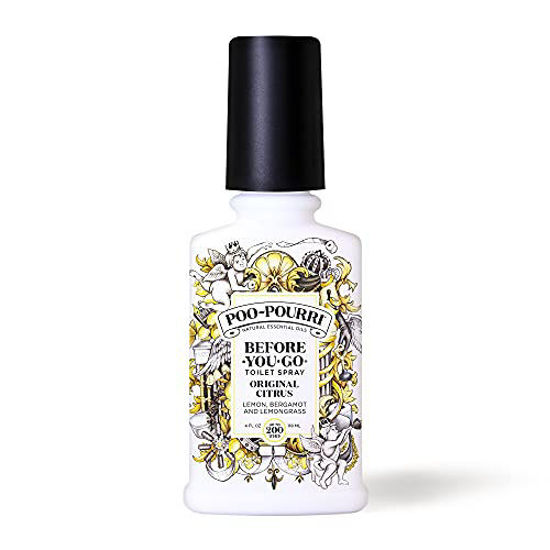 Picture of Poo-Pourri Before-You-Go Toilet Spray, Original Citrus, 4 Fl Oz - Lemon, Bergamot and Lemongrass