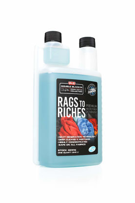 Picture of P&S Professional Detail Products - Rags to Riches - Premium Microfiber Detergent, Deep Cleans and Restores, Safe on All Fabrics, Highly Concentrated, Next Generation Cleaning Technology (1 Quart)