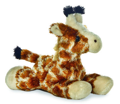 Picture of Aurora® Adorable Mini Flopsie™ Gigi™ Stuffed Animal - Playful Ease - Timeless Companions - Brown 8 Inches