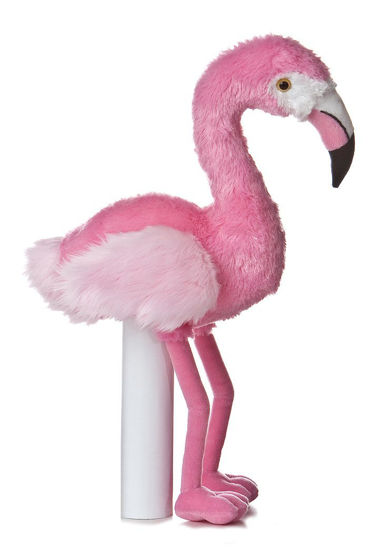 Picture of Aurora® Adorable Flopsie™ Flo Flamingo™ Stuffed Animal - Playful Ease - Timeless Companions - Pink 12 Inches