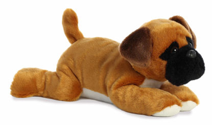 Picture of Aurora® Adorable Flopsie™ Chad Boxer™ Stuffed Animal - Playful Ease - Timeless Companions - Brown 12 Inches