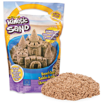 Picture of Kinetic Sand, The Original Moldable Play Sand, 3.25lbs Beach Sand, Sensory Toys for Kids Ages 3 and up (Amazon Exclusive)