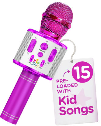 Picture of Move2Play, Kids Star Karaoke | Kids Microphone | Includes Bluetooth & 15 Pre-Loaded Nursery Rhymes | Birthday Gift for Girls, Boys & Toddlers | Girls Toy Ages 2, 3, 4 - 5, 6+ Years Old