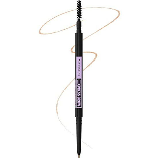 Picture of Maybelline Brow Ultra Slim Defining Eyebrow Makeup Mechanical Pencil With 1.55 MM Tip And Blending Spoolie For Precisely Defined Eyebrows, Light Blonde, 0.003 oz.
