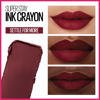 Picture of Maybelline New York Super Stay Ink Crayon Lipstick Makeup, Precision Tip Matte Lip Crayon with Built-in Sharpener, Longwear Up To 8Hrs, Settle For More, Berry Wine Purple, 1 Count