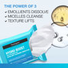 Picture of Neutrogena Hydro Boost Facial Cleansing Towelettes + Hyaluronic Acid, Hydrating Makeup Remover Face Wipes Remove Dirt & Waterproof Makeup, Hypoallergenic, 100% Plant-Based Cloth, 2 x 25 ct