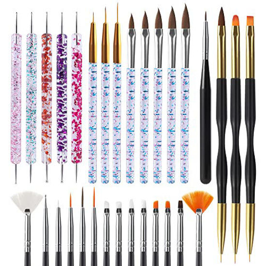 12pcs Nail Art Drawing Graffiti Pen Set Waterproof Painting Liner Brushes  Abstract Lines Fine Details Diy Manicure Tools Glcxm - Nail Polish -  AliExpress