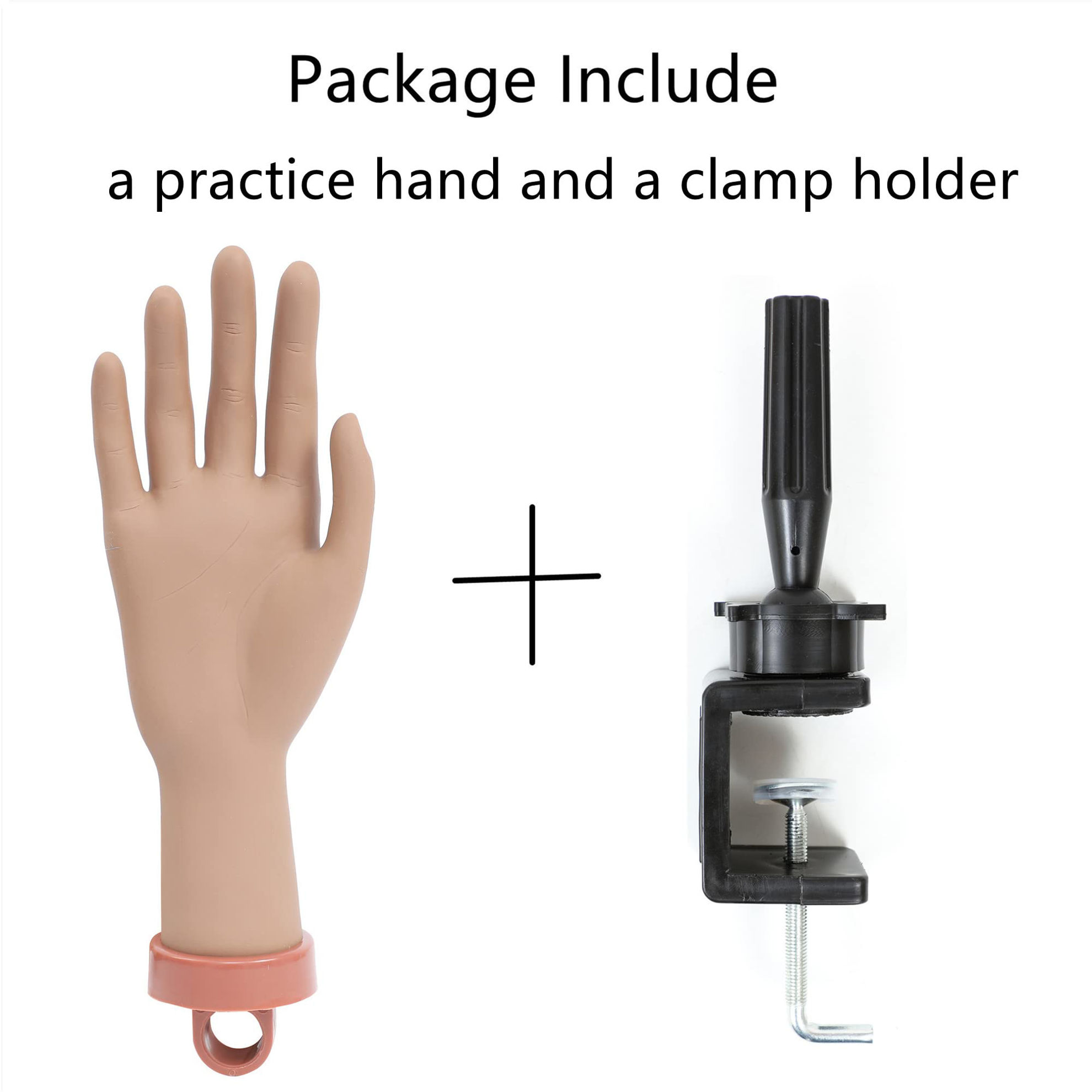 GetUSCart- Practice Hand Kit for Acrylic Nails Fake Hand for Fake Nails ...