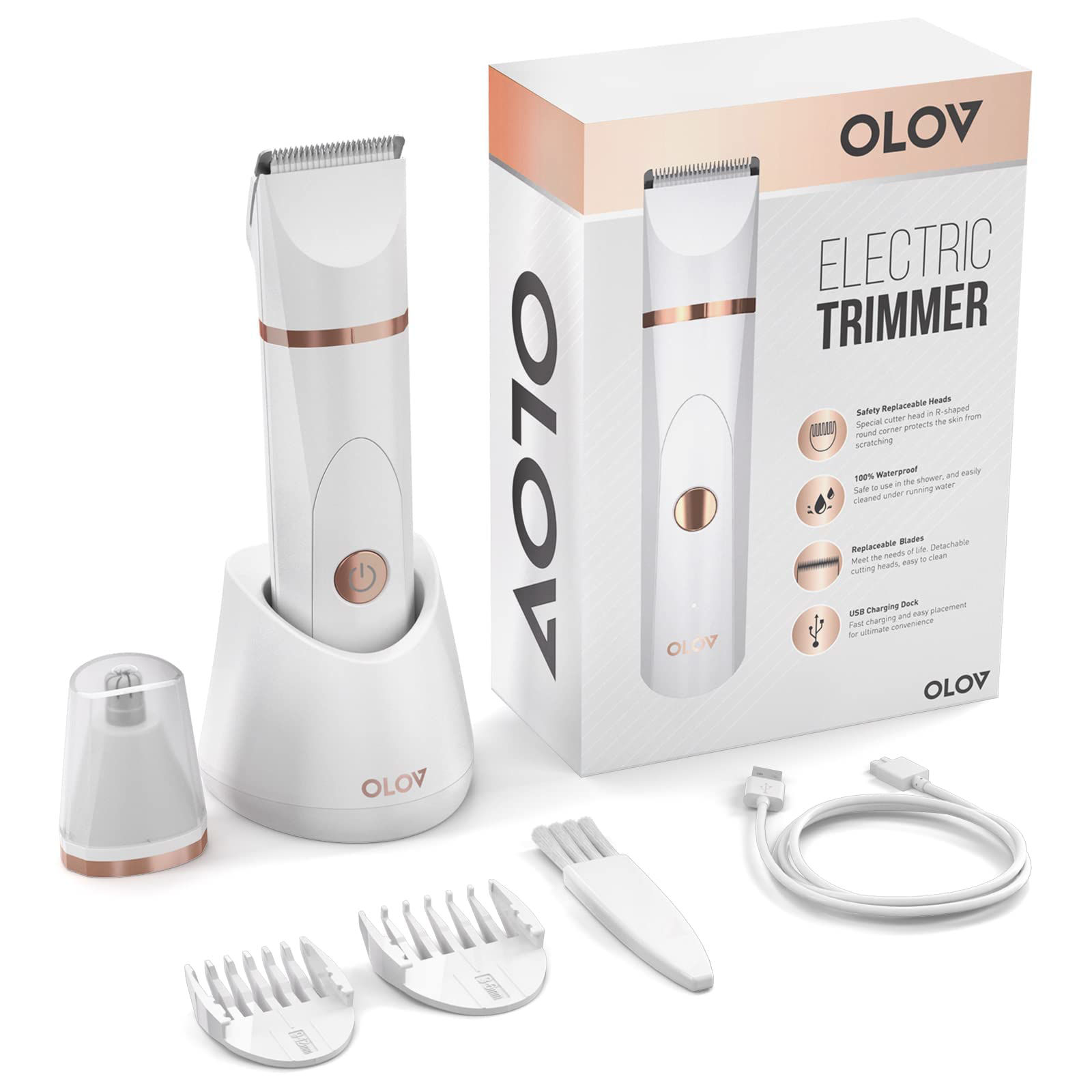 GetUSCart- OLOV Bikini Trimmer Women - Wet/Dry Body Shaver Groomer ...