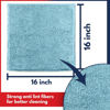 Picture of USANOOKS Microfiber Cleaning Cloth - 12Pcs (16x16 inch) High Performance - 1200 Washes, Ultra Absorbent Towels Weave Grimes & Liquid for Streak-Free Mirror Shine - Car Cleaning Rags - Multicolour Pack