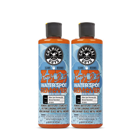 Chemical Guys SPI1081602 Heavy Duty Water Spot Remover, Safe for Cars,  Trucks, Motorcycles, RVs, Home, Office & More, (2 Pack) 16 fl oz