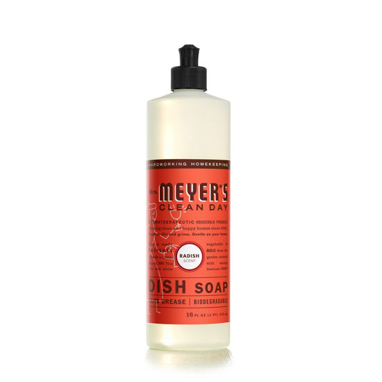 Picture of Mrs. Meyer's Liquid Dish Soap, Biodegradable Formula, Radish, 16 fl. oz