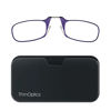 Picture of ThinOptics unisex-adult Reading Glasses + Black Universal Pod Case | Purple Frames, 2.50 Strength Readers Purple Frames / Black Case, 44 mm