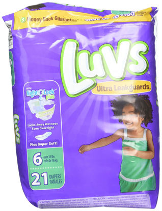 Picture of Luvs Ultra Leakguards, Stage 6 Disposable Diaper, 21 Ct