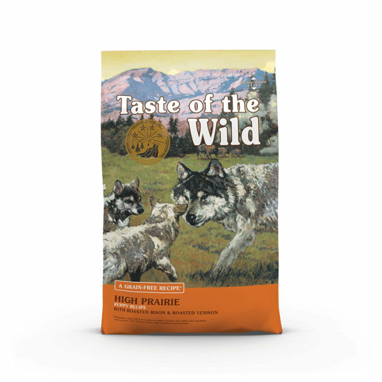 Picture of Taste of the Wild Grain Free High Protein Real Meat Recipe High Prairie Puppy Premium Dry Dog Food, 5lb