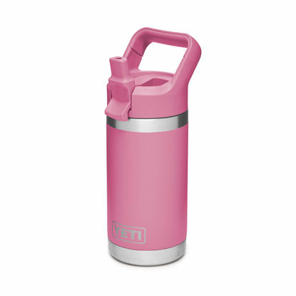 Picture of YETI Rambler Jr. 12 oz Kids Bottle, with Straw Cap, Harbor Pink