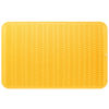 Picture of MicoYang Silicone Dish Drying Mat for Multiple Usage,Easy clean,Eco-friendly,Heat-resistant Silicone Mat for Kitchen Counter or Sink,Refrigerator or Drawer Liner Yellow XXXL 28 inches x 18 inches