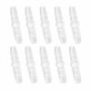 Picture of Quickun Plastic Hose Barb Fitting, 1/4" x 1/4" Barbed Splicer Mender Joint Adapter Union Fitting (Pack of 10)