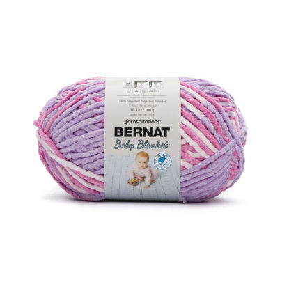 Picture of Bernat Baby Blanket BB Pretty Girl Yarn - 1 Pack of 10.5oz/300g - Polyester - #6 Super Bulky - 220 Yards - Knitting, Crocheting, Crafts & Amigurumi