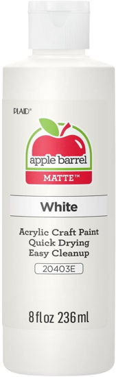 Picture of Apple Barrel Acrylic Paint in Assorted Colors (8 Ounce), 20403 White