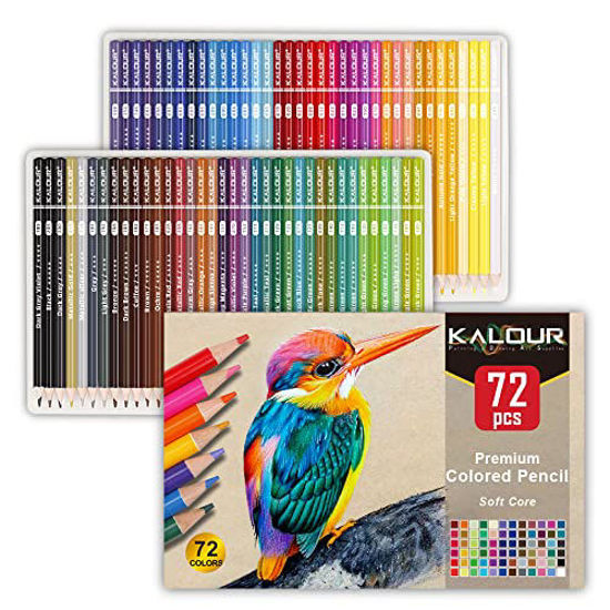 GetUSCart- KALOUR 72 Count Colored Pencils for Adult Coloring