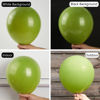 Picture of PartyWoo Retro Green Balloons, 50 pcs 12 Inch Olive Green Balloons, Latex Balloons for Balloon Garland Arch as Party Decorations, Birthday Decorations, Wedding Decorations, Baby Shower Decorations