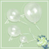 Picture of MOMOHOO Clear Balloons Different Sizes - 100Pcs 18/12/10/5 Inch Clear Latex Balloons Transparent Balloons Garland Arch Kit, Balloons Clear for Wedding, Crystal Clear Balloons Birthday Party Balloons