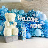 Picture of PartyWoo Blue Balloons, 50 pcs 12 Inch Pearl Sky Blue Balloons, Latex Balloons for Balloon Garland Arch as Party Decorations, Birthday Decorations, Wedding Decorations, Boy Baby Shower Decorations