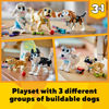 Picture of LEGO Creator 3-in-1 Adorable Dogs Building Toy Set 31137, Gift for Dog Lovers, Featuring Dachshund, Beagle, Pug, Poodle, Husky, and Labrador Figures for Kids 7 and Up