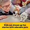 Picture of LEGO Creator 3-in-1 Adorable Dogs Building Toy Set 31137, Gift for Dog Lovers, Featuring Dachshund, Beagle, Pug, Poodle, Husky, and Labrador Figures for Kids 7 and Up