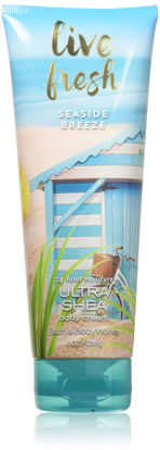 Picture of Bath & Body Works Live Fresh Seaside Breeze Ultra Shea Body Cream, 8 Ounce