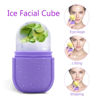 Picture of IMEASY Ice Roller for Face and Eye, Upgrated Ice Face Roller,Facial Beauty Ice Roller Skin Care Tools, Ice Facial Cube, Gua Sha Face Massage, Silicone Ice Mold for Face Beauty (Purple)