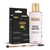 Picture of Mina ibrow Hair Color Black|Natural Spot coloring and Hair Tinting Powder with Rose water and Duo Angled Brush, Water and Smudge Proof | No Ammonia, No Lead with 100% Gray Converge Upto 30 Application