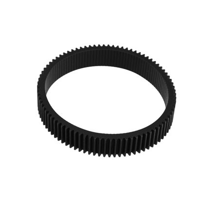 Picture of Seamless Focus Gear Ring for 60-67mm Diameter Lens Follow Focus Ring Standard 0.8 Mod 360° Rotation Focus Gear Video Camera Lens Accessories Black