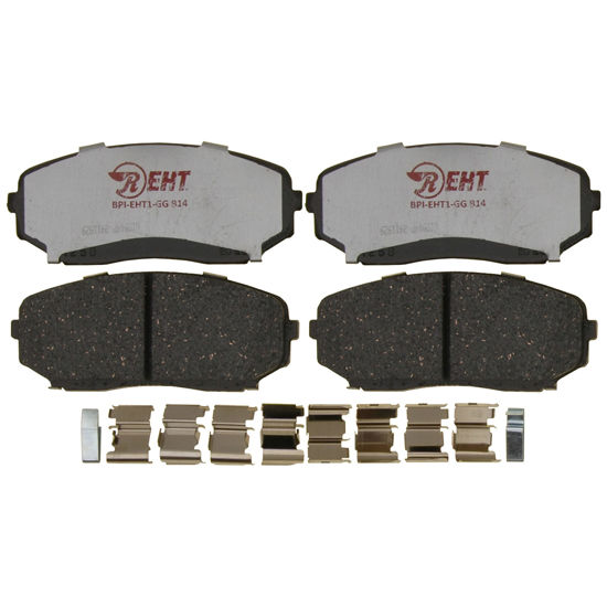 Picture of Raybestos Premium Element3 EHT™ Replacement Front Brake Pad Set for Select ’07-‘09/’12-’14 Ford Edge and ’07-‘09/’11-’15 Lincoln MKX Model Years (EHT1258AH)