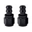 Picture of EVIL ENERGY 10AN Straight Push Lock Hose Fitting End Black 2PCS