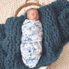 Picture of aden + anais Essentials Easy Wrap Swaddle, Cotton Knit Baby Wrap, Newborn Wearable Swaddle Sleep Sack, 3 Pack, Briar Rose, 0-3 Months
